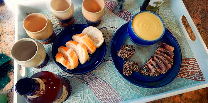 Receita de Maionese de Azeite com Atum Empanado